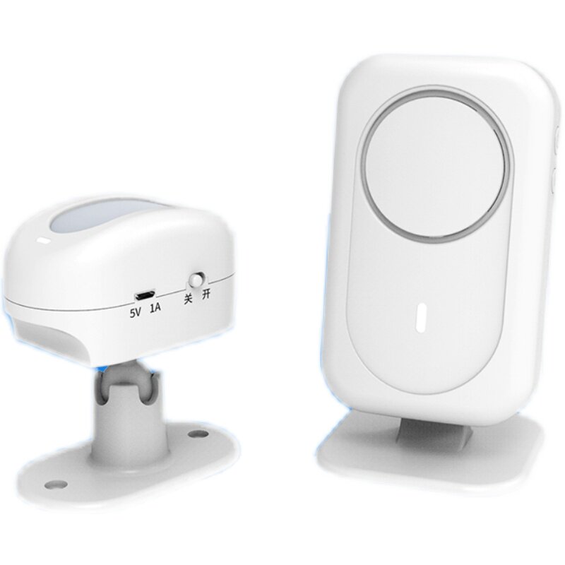 分体式红外线电子迎宾器感应器店铺进门你好欢T迎光临感应门铃