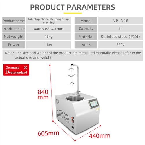 商用巧克力调温机chocolate dispenser 全自动朱古力融化喷淋设备