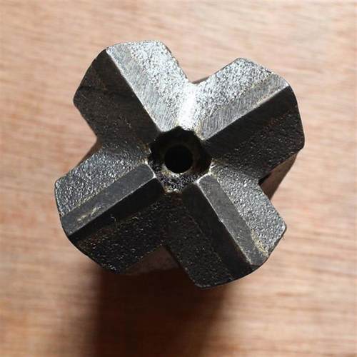 隧道凿岩40mm十字型凿岩钎头马蹄型十字普兰卡合金钻头