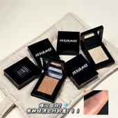 钻光单色眼影盘持妆显色高光卧蚕提亮珠光爆闪碎钻眼影