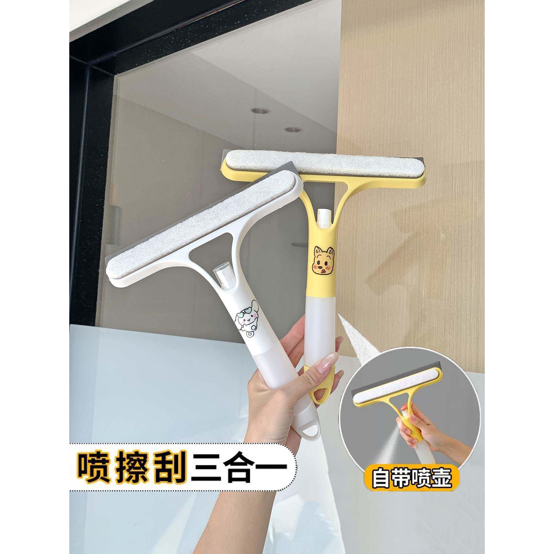 家用擦玻璃神器卫生间浴室玻璃门水渍清洁多功能镜子刮刀保洁专用
