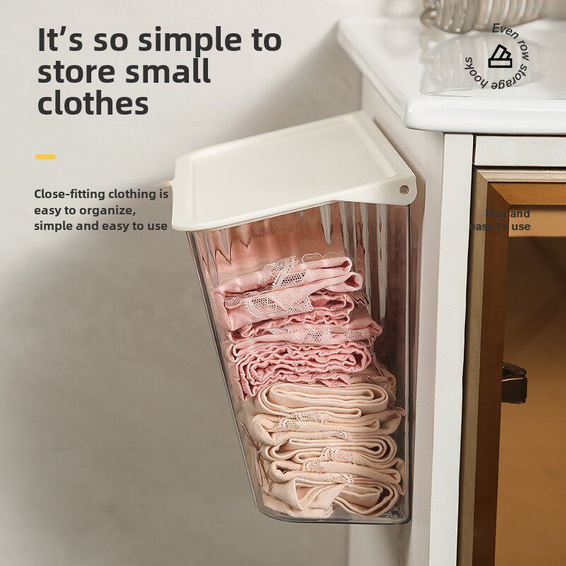 洗澡浴室卫生间衣服衣服收纳家用带盖壁挂篮脏放神器筐防水脏衣篓