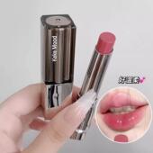 新品 水精华清透裸色口红滋润唇膏水光镜面嘟嘟唇学生党显白唇釉女