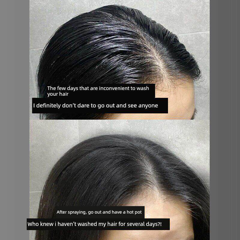 免蜜桃免洗发头胶干式去油洗控无品牌/油艾里油蓬松蓬粉饼为妇松