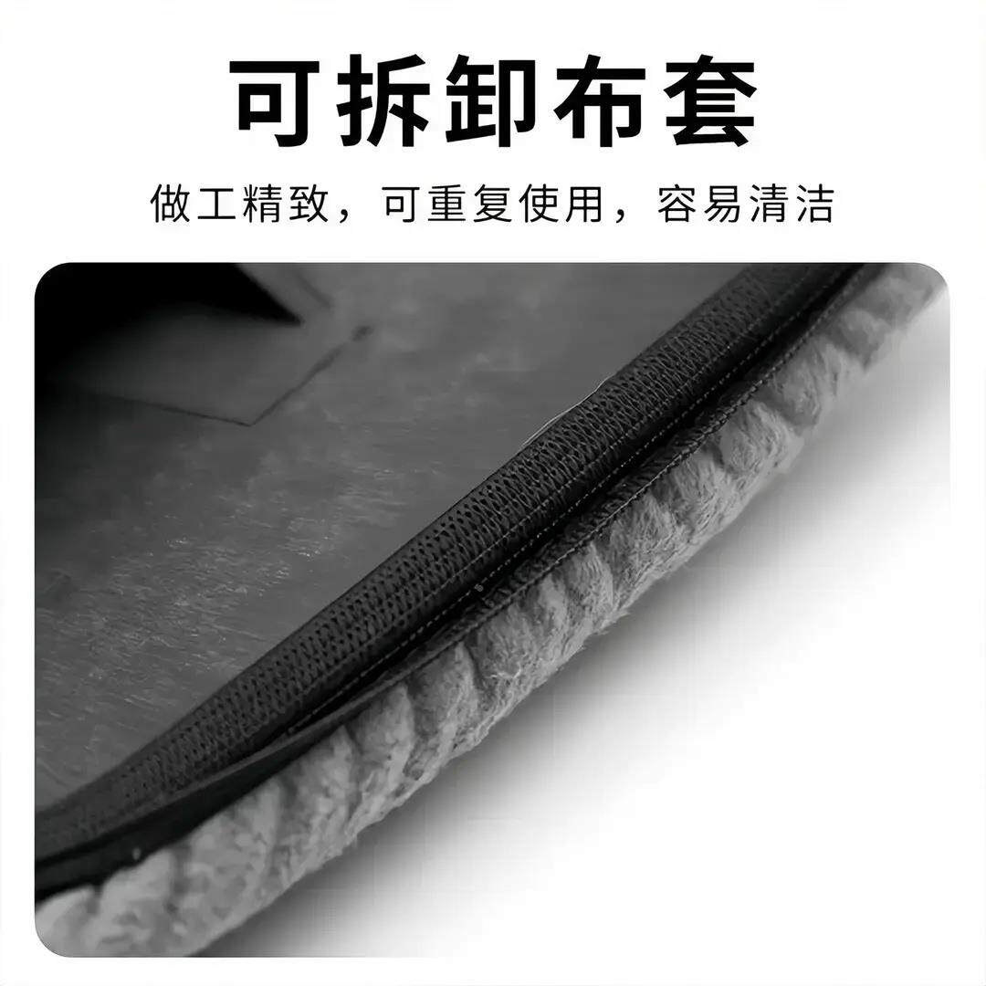 汽车皮前挡风内侧麂绒玻刷璃清洁车内除雾除尘擦MDG车清家洁用K