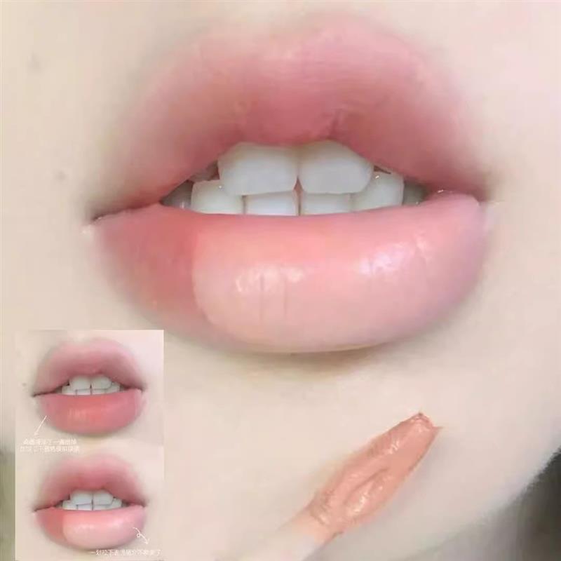 伪素颜低饱和自然奶糕唇霜裸色系苹果皮丝绒柔雾唇釉黄皮显白唇泥