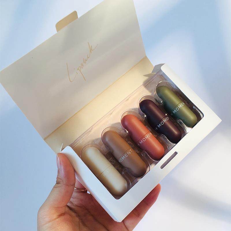 LAIKOU大牌正品女小样迷你小胶囊口红套装不脱色雾面不沾杯官方旗