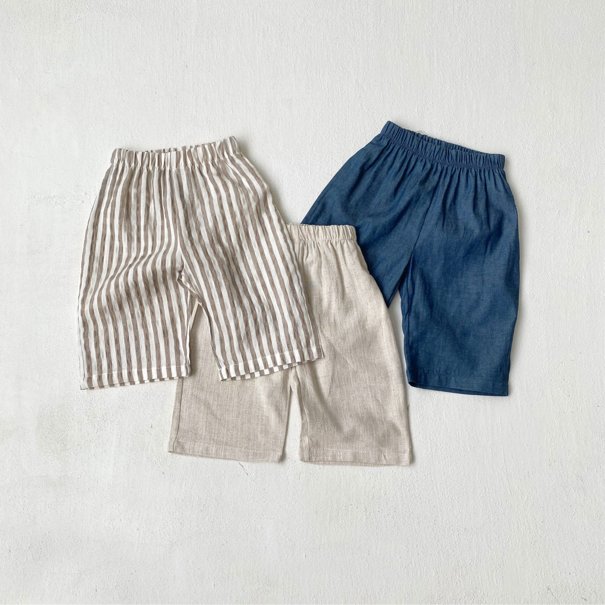 婴儿宝宝运动短裤夏装休闲纯棉男童女童中裤夏季薄衣服裤子七分裤