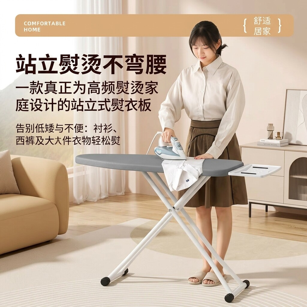 高档烫衣板家用折叠大号熨衣服板架挂烫机台式熨烫架子熨斗垫板