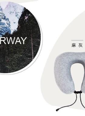 TRMAKAVEE卷R头等L舱芯Ul枕ES-M033（B）u型枕可印ogo