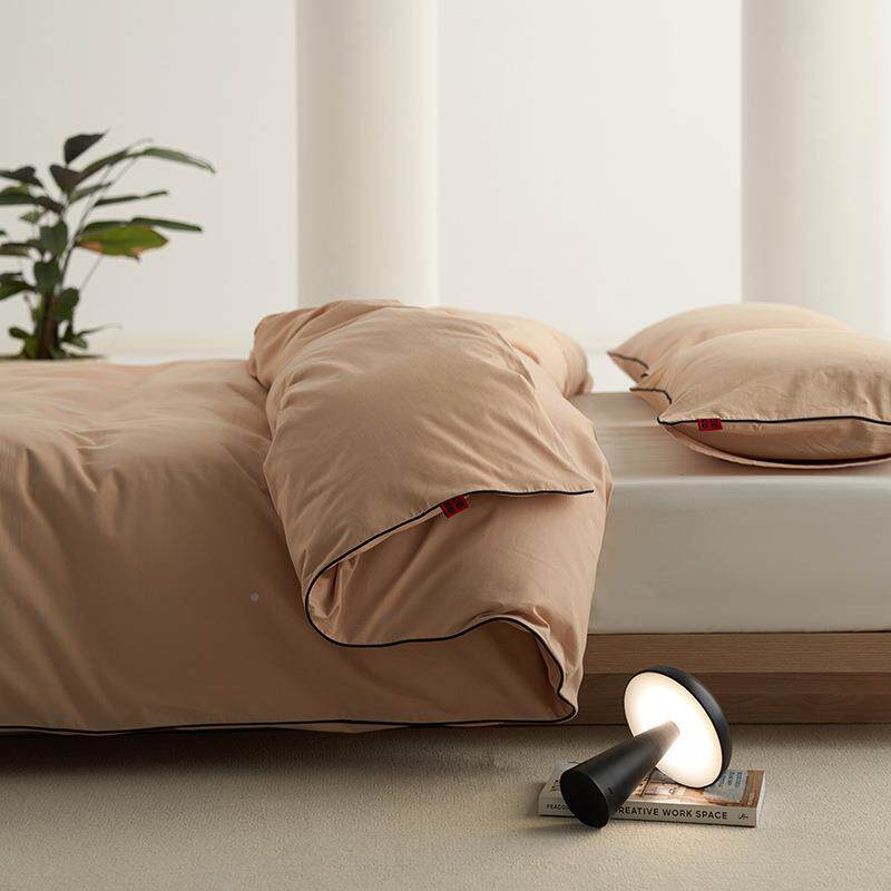 A类裸睡厚磨毛单被套全棉纯加棉单件被罩被人南通家双纺单ZAL品2m