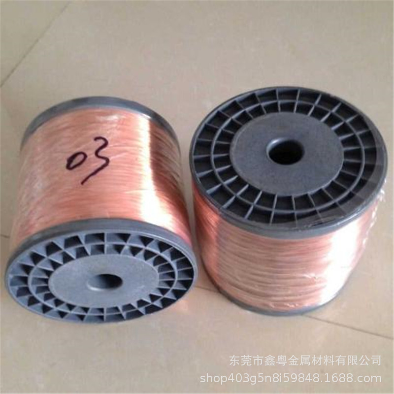 东莞C5191磷铜丝 0.05mm镀锡铜线 弹簧磷铜线 磷铜扁线1 2 3 mm