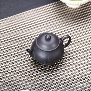 宜兴紫壶原矿工XRT石砂黄手梨形壶家泡茶壶茶用具