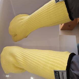 恒辉W744人耐QMC高温手套隔热手套防劳切耐磨损防护务工手套接割