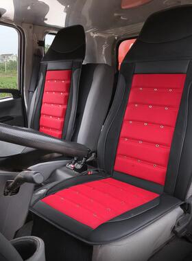 夏季车通风汽车坐货制冷吹风透气散WHK热凉垫垫靠背风扇全包带座