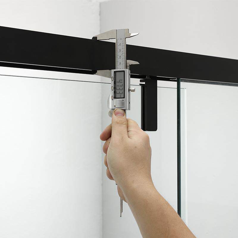 朗司缓冲浴房卫生间干断湿分离浴屏YWL淋玻璃推拉移门洗隔澡间沐