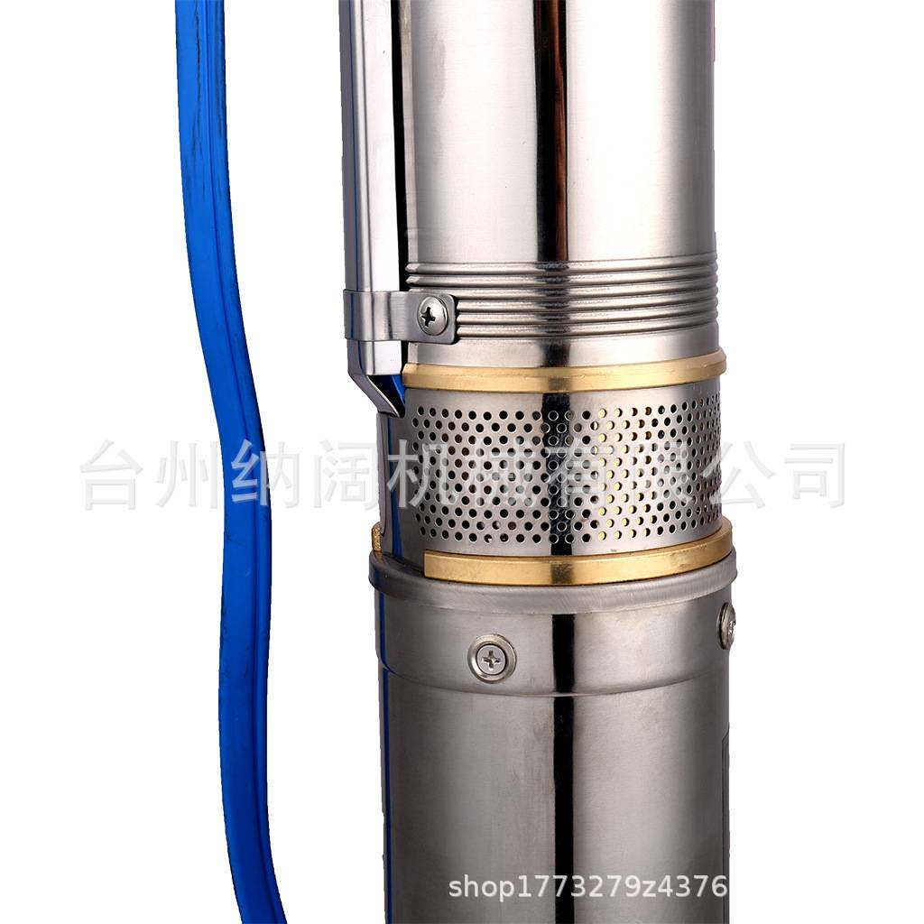跨境不锈钢深井潜水泵deep bore pump抽水泵220V/60Hz补水泵1