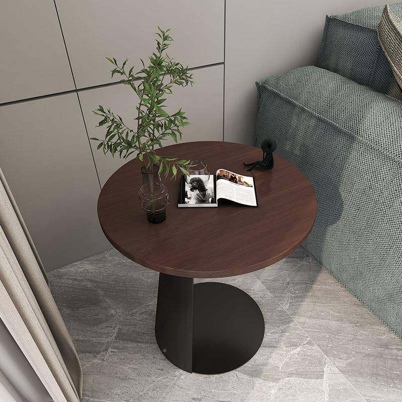 实木桌边几DKK创意沙发小圆代简约阳台C型小茶轻几奢异性移现动角