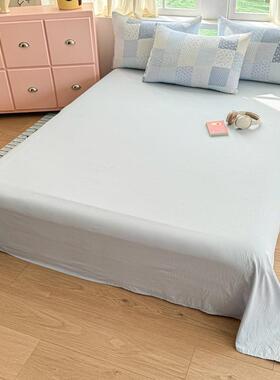 AIQI类柔软透气针织棉皱皱双层纱田园花清新碎被小可套爱萌趣三件