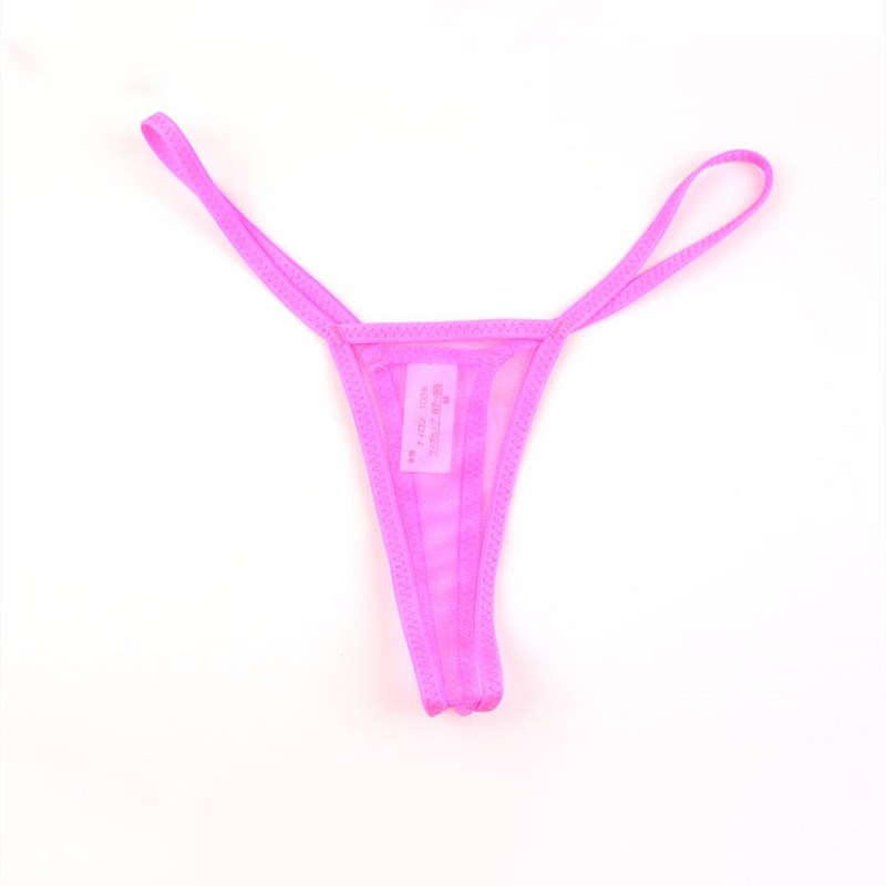 新款女生丁字网纱内裤女士 若隐若现性感 低腰 透气 T字女生内裤