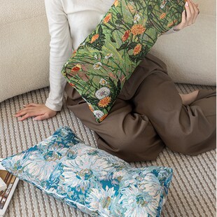 办公室靠垫办公椅腰部支撑沙发腰枕腰托护腰实木椅子靠背车载靠枕