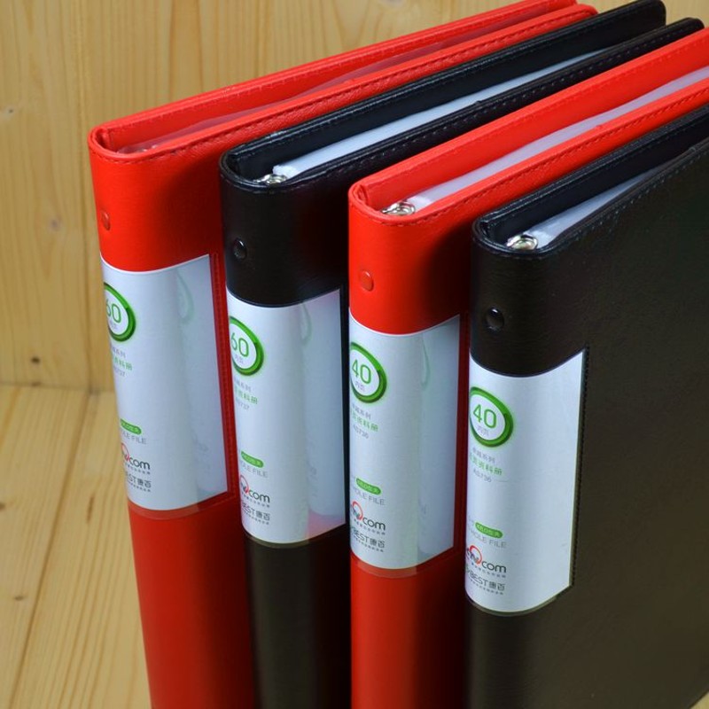 高档皮质20页资料册40页活页册文件夹a4多层插页插袋60页定制LOGO