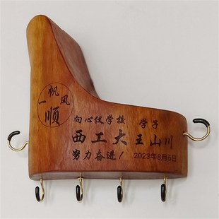 毛笔架笔挂毛笔架子实木学生文昌笔笔架笔挂个性定制创意毛笔挂架