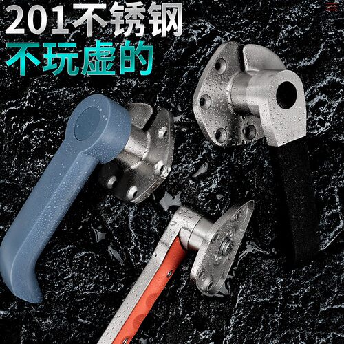 蒸饭箱柜门不锈钢把手烤箱冷库门迫紧式拉手烘箱海鲜蒸柜压紧配件