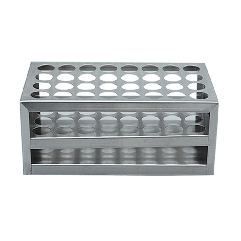 不锈钢试管架比色管架孔径13/16/17/19/21/23/26/30/40mm 40/50孔