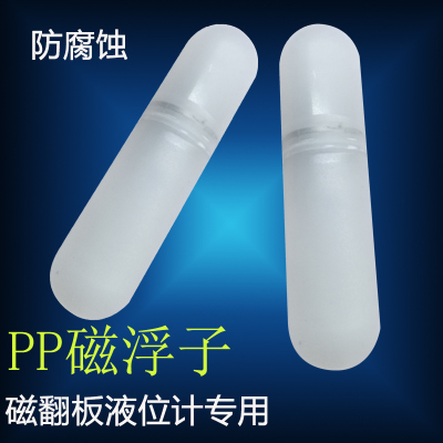 磁翻板液位计  PP磁性浮球 水位计塑料磁浮子 耐酸碱防腐磁性浮子
