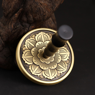 纯铜灰压打篆香套装工具香道打拓香灰压平家用香具打香篆黄铜灰押