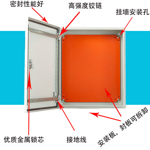 配电箱明装室内基业箱电控箱壁挂式控制盒电柜箱工厂用电表箱定制