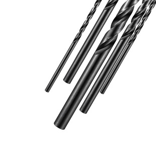 直柄加长钻头M2高速钢黑色氮化超硬麻花钻咀0.5-16mm标准加长钻头