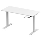 爱美卓手摇升降桌家用办公升降台式 电脑桌可升降学习桌学生写字桌