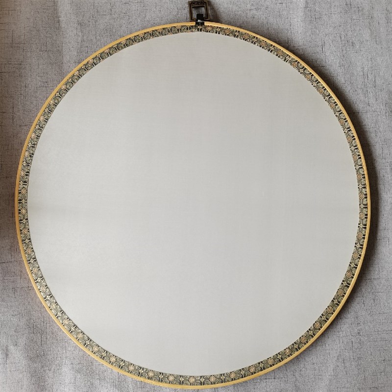 新款30至50厘米空白团扇子竹悬挂式画框手绘工笔古典宫廷风定制