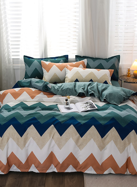 1米8x2米2x24被套纯棉四件套四季家用全棉7x7被罩180x200x230x230