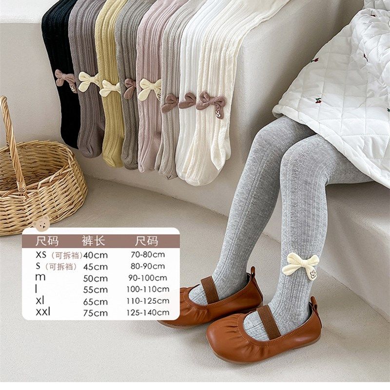 女宝宝打底裤大pp春秋蝴蝶结婴童袜子连脚外穿新生女婴儿裤袜开档,童装/婴儿装/亲子装,儿童袜子(0-16岁),淘宝优惠券,粉丝福利购,淘宝优惠卷