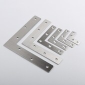 加厚不锈钢角码 90度层板拖L型直角支架衣柜托架固定连接件角铁