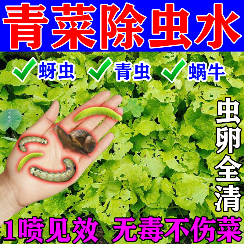 小青菜杀虫药农用蔬菜园菜地除虫杀蜗牛青虫蚜虫专用一滴净杀虫剂