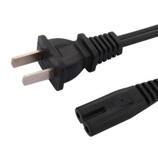 通用音响音箱低音炮插头线AC220V 50HZ 8字双孔电源线AC2孔充电器