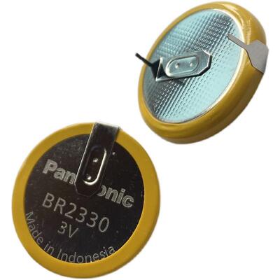 BR2330/HFN松下耐高低温工控BR2330纽扣3V电池带卧式焊脚带脚定制148129