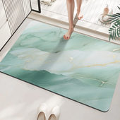 矽藻泥浴室吸水软地垫速干 干化妆室门口防滑脚垫子厕所门垫地毯