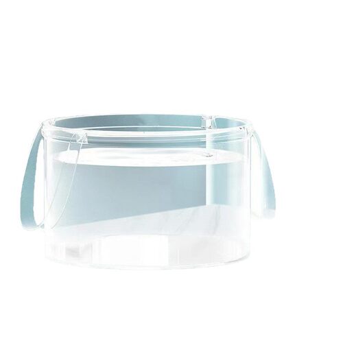 新款折叠便携水盆户外差旅多用透明洗脸盆野餐储水工具洗菜篮