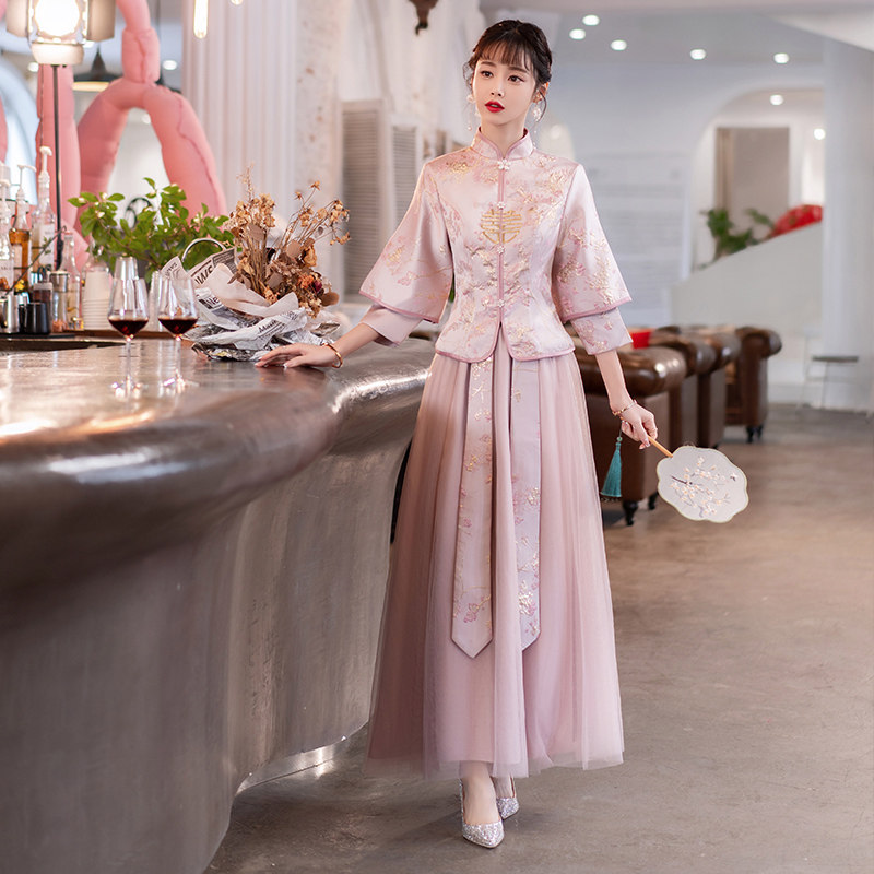 现货速发伴娘服中式2025新款礼服/晚装