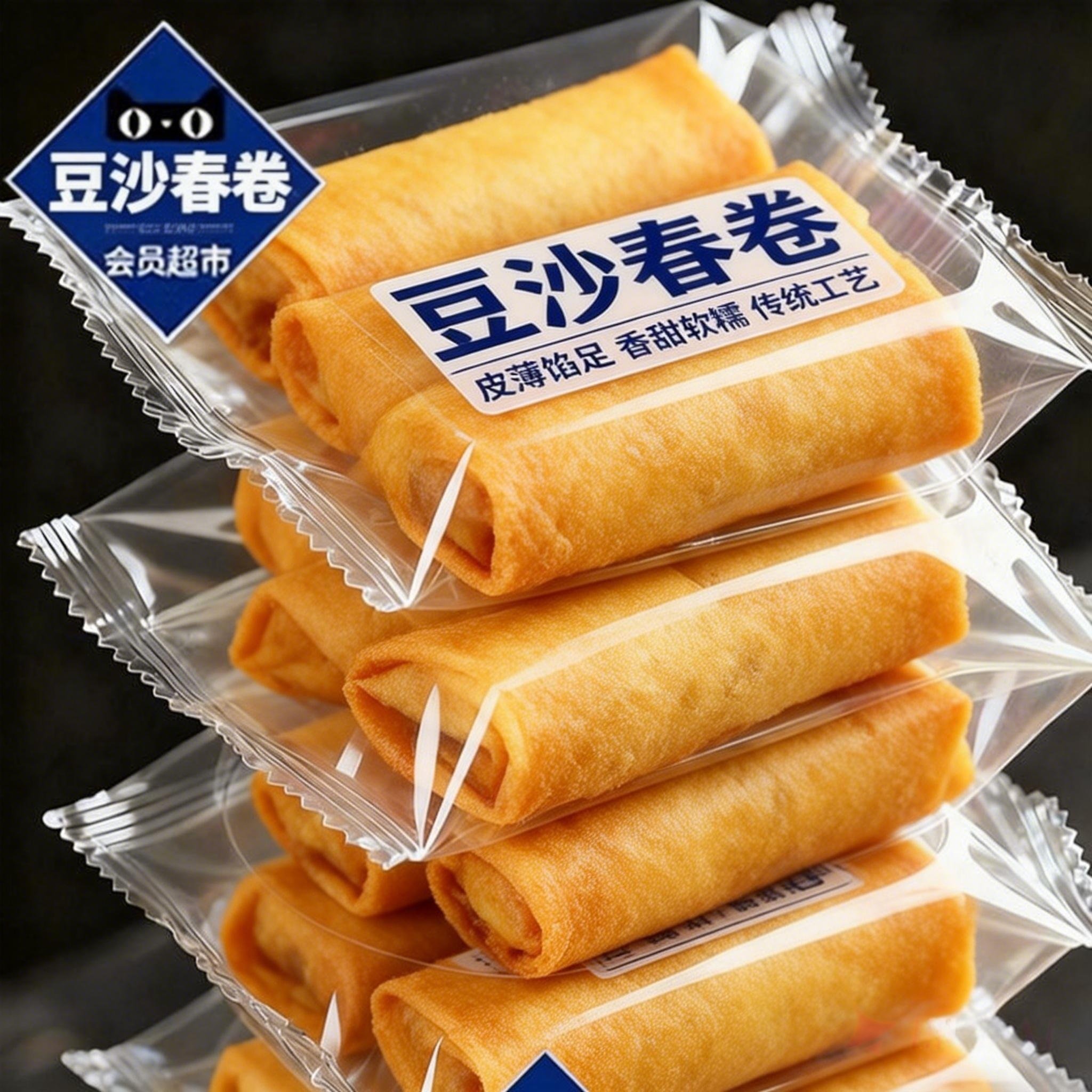 豆沙春卷年货春卷半成品油炸小吃速食速冻点心宴席正品官方旗舰店,粮油调味/速食/干货/烘焙,油条/春卷,淘宝优惠券,粉丝福利购,淘宝优惠卷