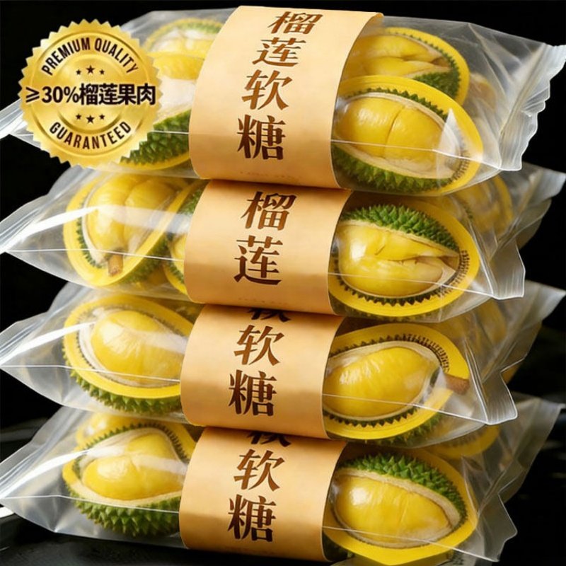 正宗榴莲糖官方旗舰店泰国原装进口3d软糖网红年货糖果特浓奶糖,零食/坚果/特产,传统糖果,淘宝优惠券,粉丝福利购,淘宝优惠卷