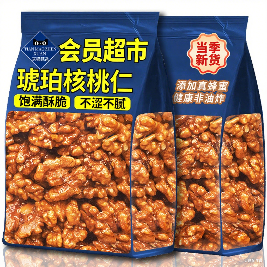 【央妈推荐】琥珀核桃仁小吃坚果