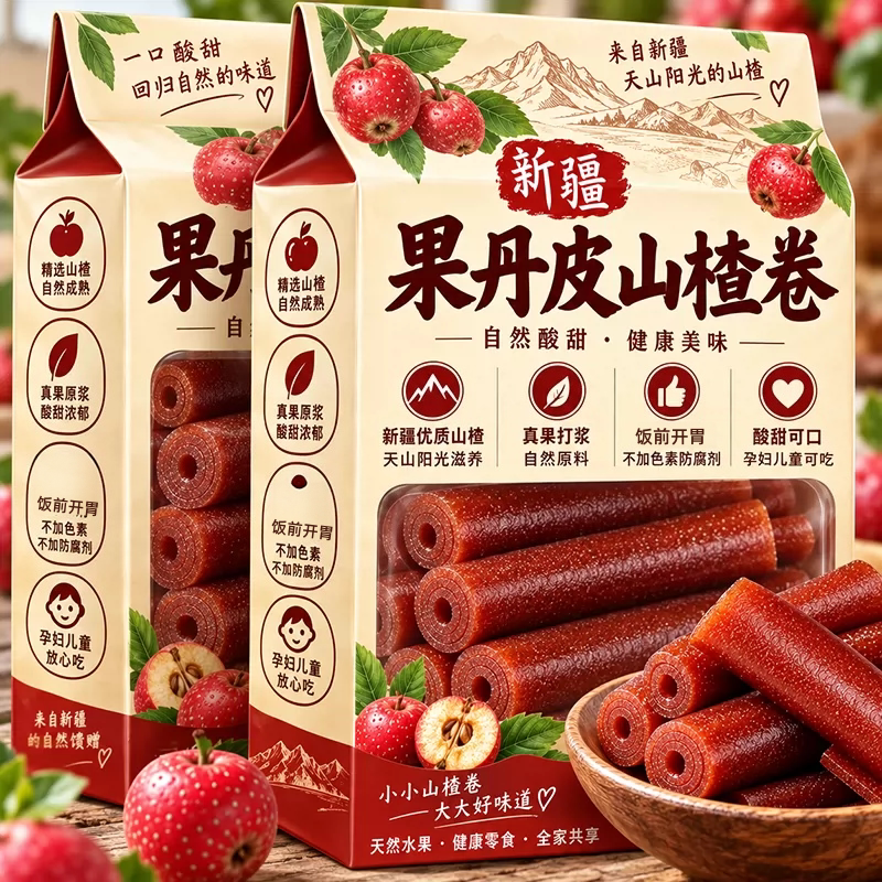 果丹皮山楂零食卷旗舰店无糖精无糖片人专用球六物丸非中药材老式