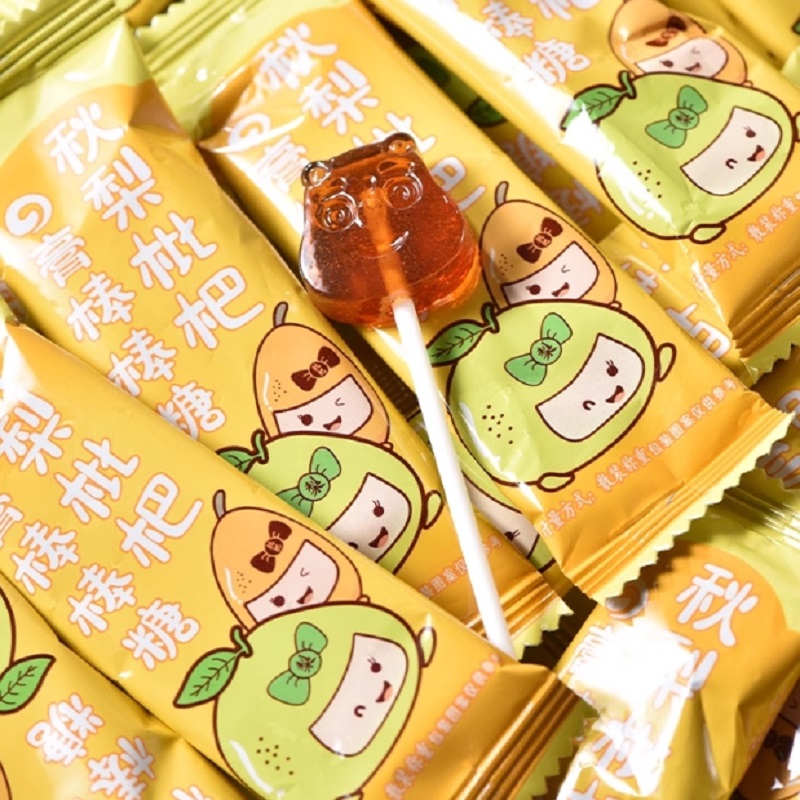 正宗秋梨膏棒棒糖软糖果