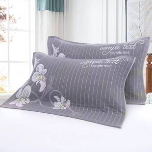 【官方旗舰店正品】2025新款防汗口水枕巾纱布棉情侣加厚欧式成人